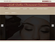 Tablet Screenshot of northdallaspermanentcosmetics.com